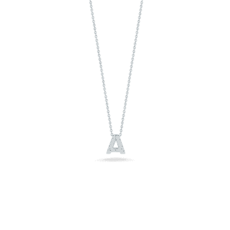 Diamante letter necklace hotsell
